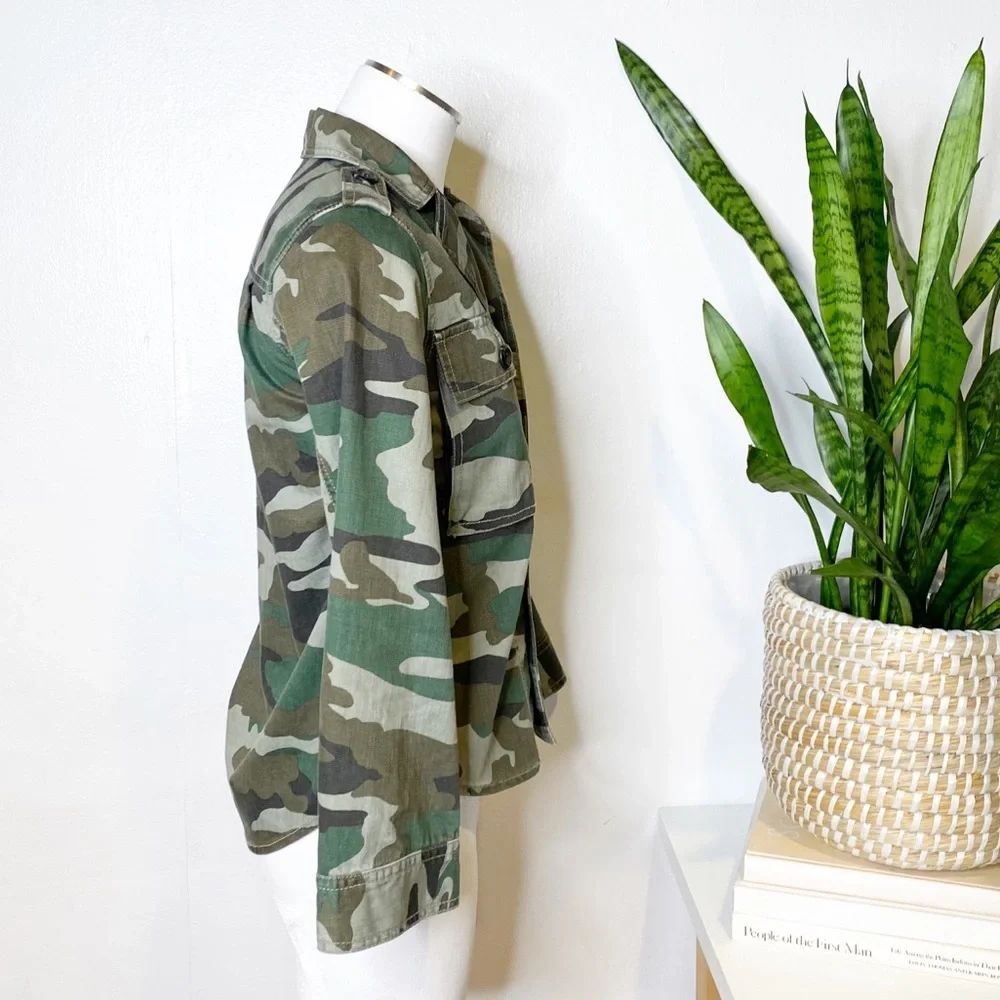 J. Crew‎ | Camouflage Utility Shirt Chore Jacket